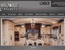 Tablet Screenshot of hollywoodcabinetsinc.com